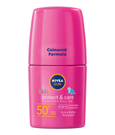 Nivea Sun Kids Protect & Care Coloured Roll-On Pink Spf 50+ - (50ml)